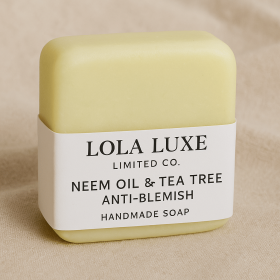 Neem Oil & Tea Tree Anti-Blemish Handmade Soap