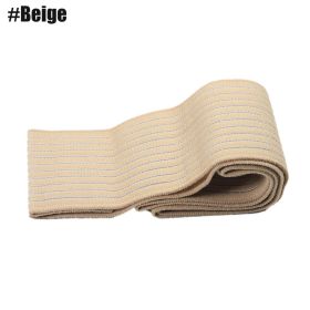 TIKE Elastic Breathable Wrap Ankle Support Brace Compression Knee Elbow Wrist Ankle Hand Support Wrap Gym Sports Bandage Strap (Color: 1 PC Beige, size: 280cm)