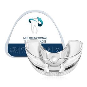 Teeth Retainer Bruxism Mouth Guard 3 Stages Dental Orthodontic Braces Teeth Straightener Stop Sleeping Anti-Snoring Device (Color: Stage 3-with box)