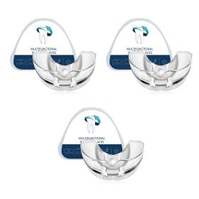 Teeth Retainer Bruxism Mouth Guard 3 Stages Dental Orthodontic Braces Teeth Straightener Stop Sleeping Anti-Snoring Device (Color: 1 Set-with box)